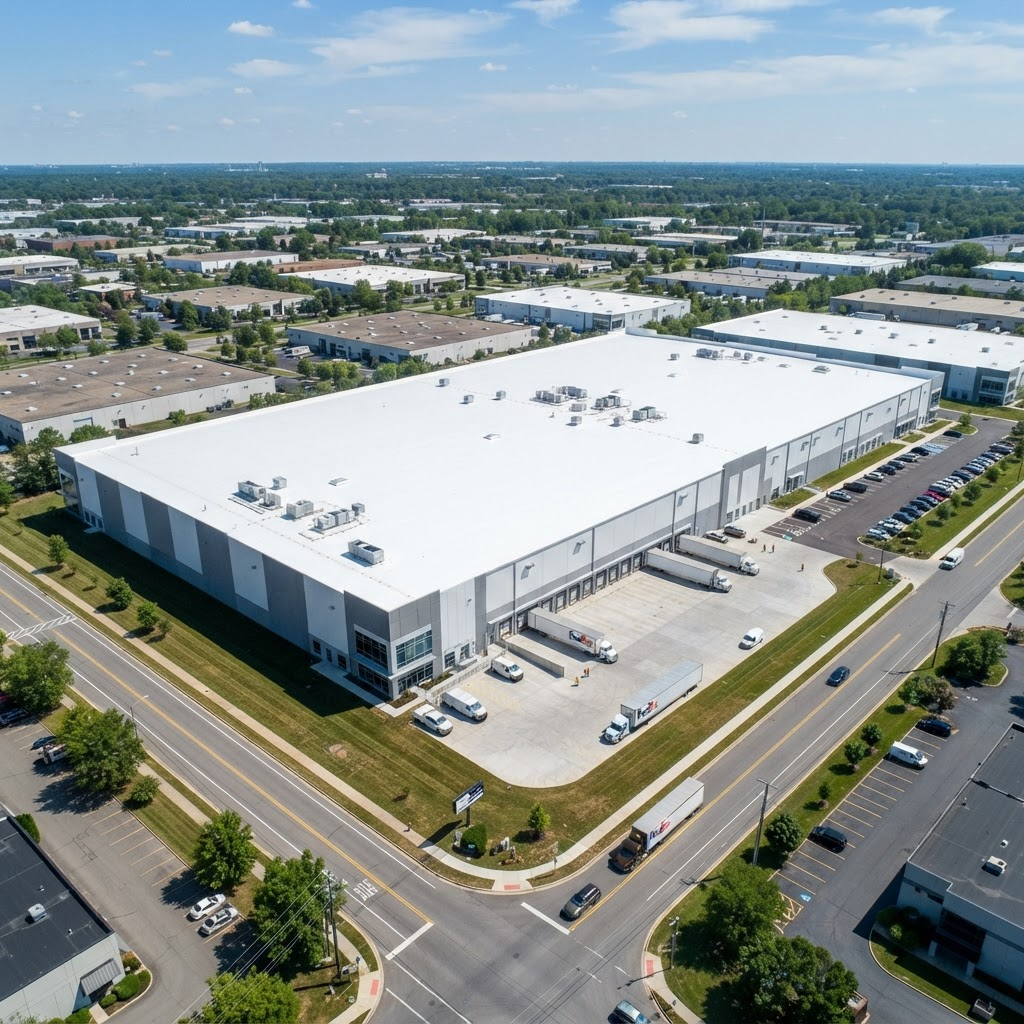 Industrial Warehouse — TPO Roof