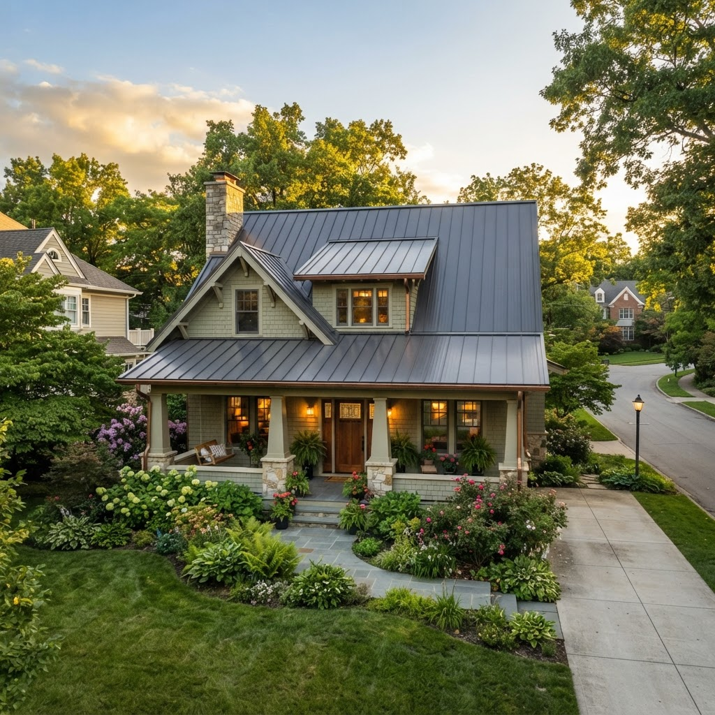 Craftsman Home — Metal Roof